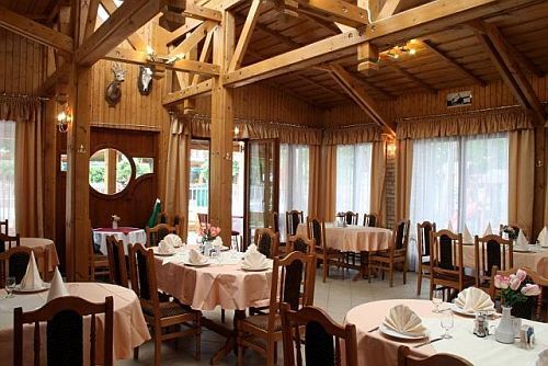 Terazza al hotel Korona a lago Balaton in Ungheria