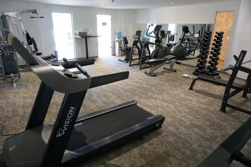 Sala fitness all'Hotel Azur hotel benessere a Siofok