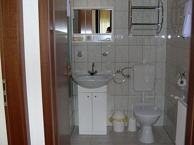 Stanza da bagno - Hotel Pontis - albergo 3 stelle a Biatorbagy