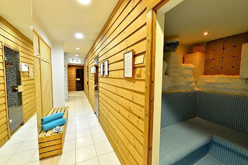 Sauna nell'area benessere dell'Hotel Irottko a Koszeg