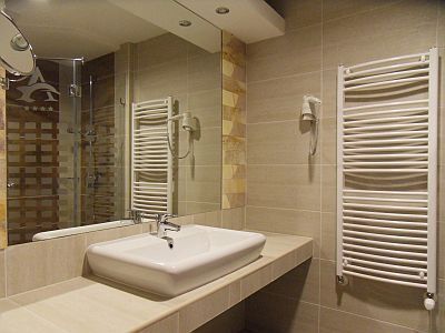 Stanza da bagno all'Hotel Atlantis a Hajduszoboszlo****