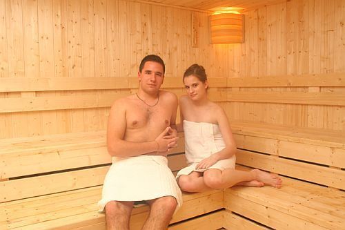 Hotel termale e benessere ad Erd - sauna finlandese all'Hotel Liget